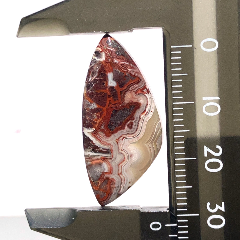 クレイジーレースアゲート[321] 32x15mm 20Cts