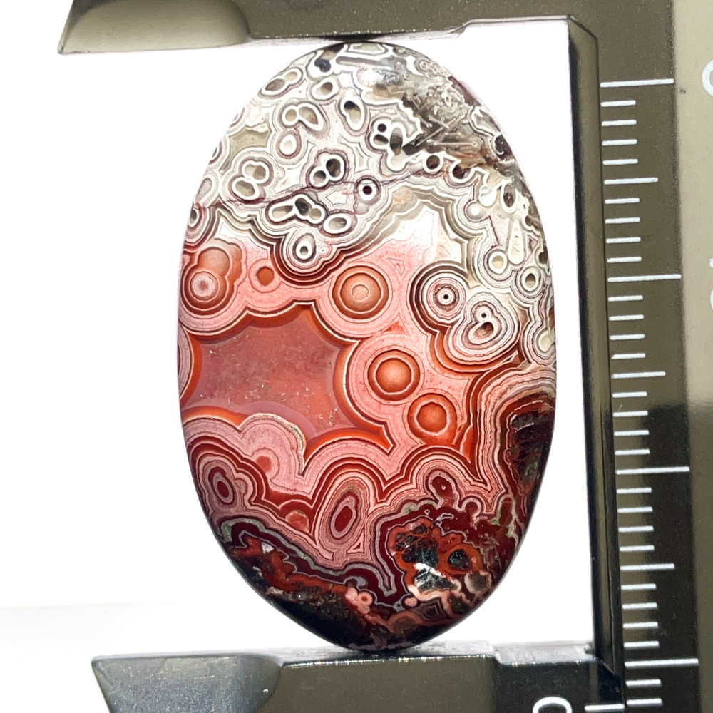 クレイジーレースアゲート[322] 32x21mm 33Cts