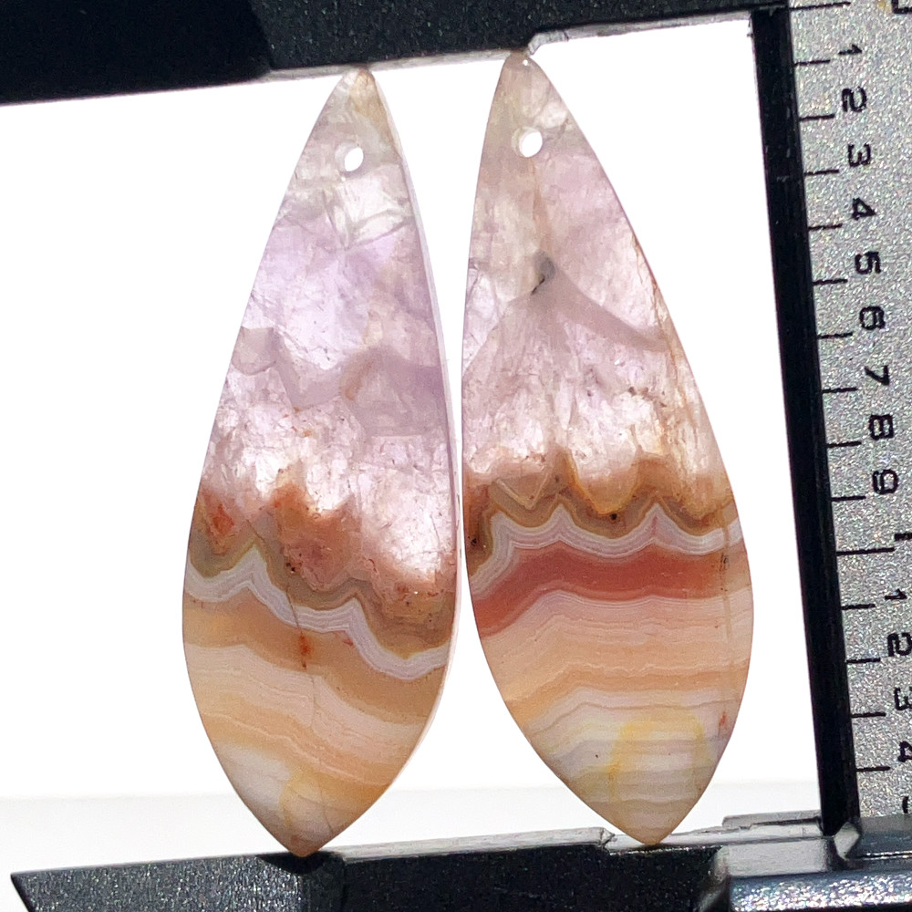 アメジストレースアゲート・ペア[323]