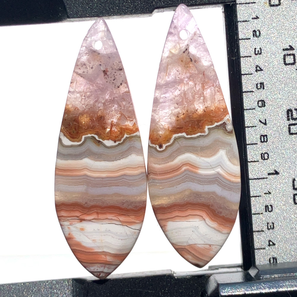 アメジストレースアゲート・ペア[324]