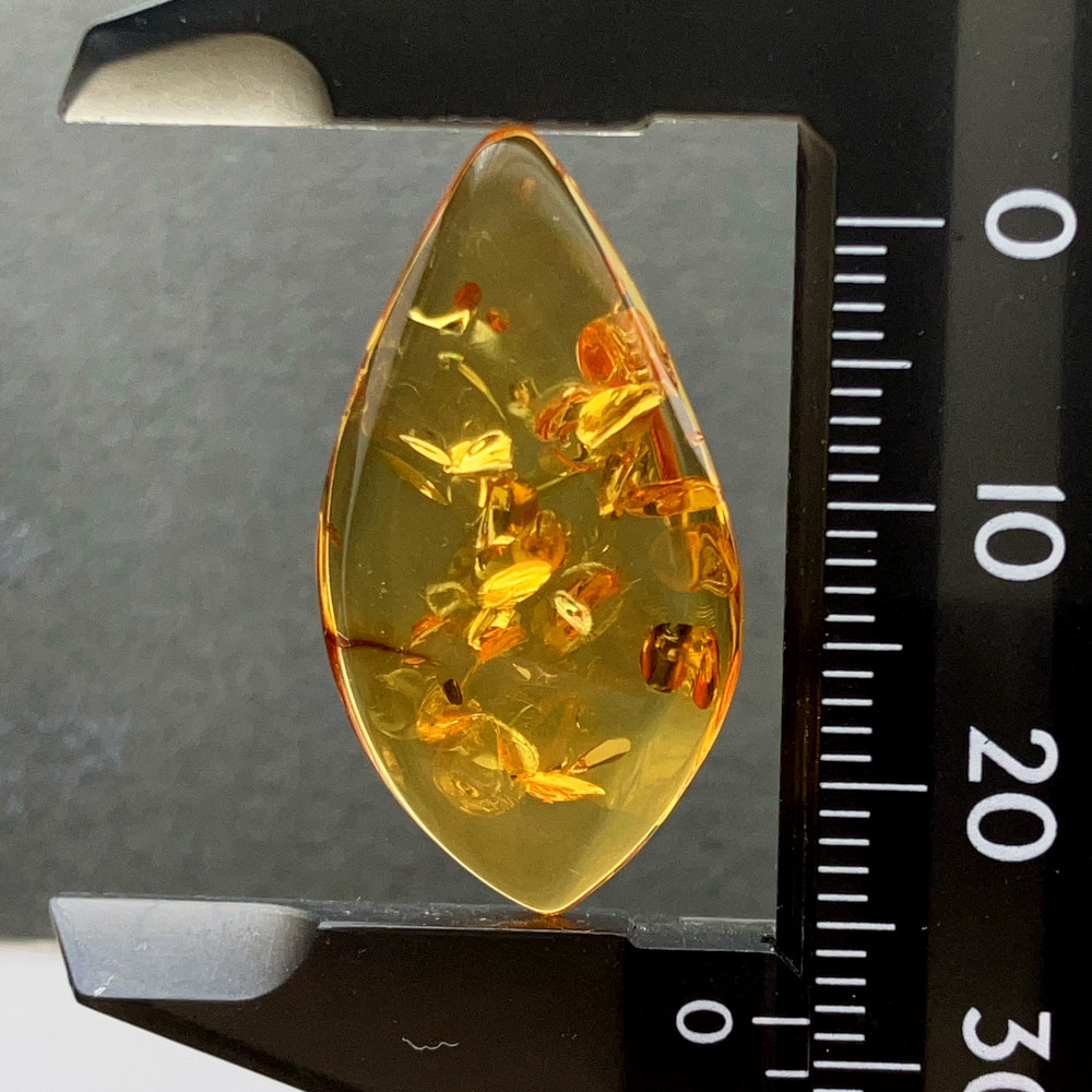 バルティックアンバー[211] 29x16mm 8Cts