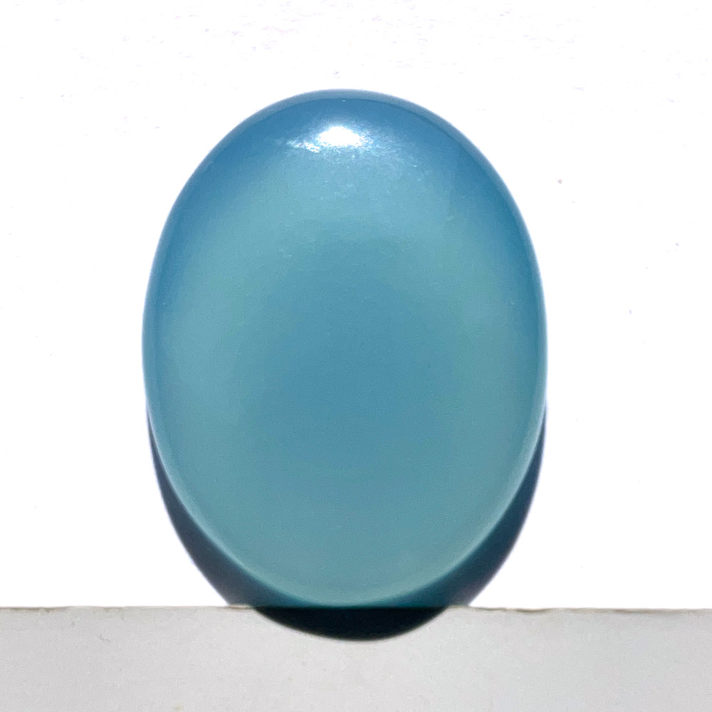 ブルーカルセドニー[72] 35x27mm 56Cts