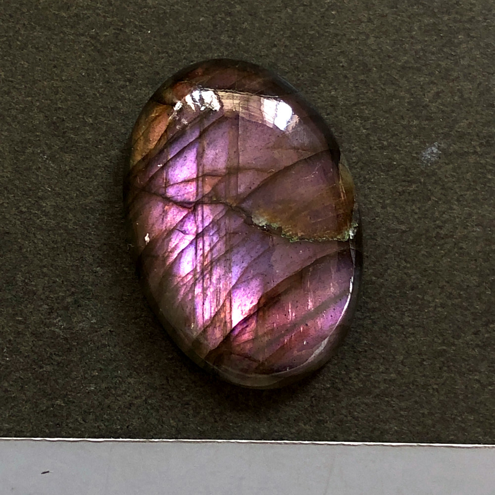 ラブラドライト[614] 32x22mm 46Cts ルース