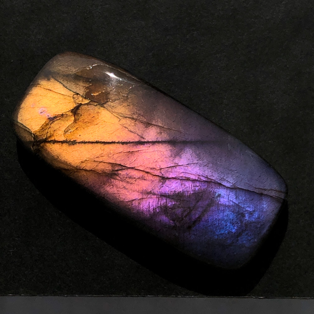 ラブラドライト[638] 40x19mm 56Cts ルース