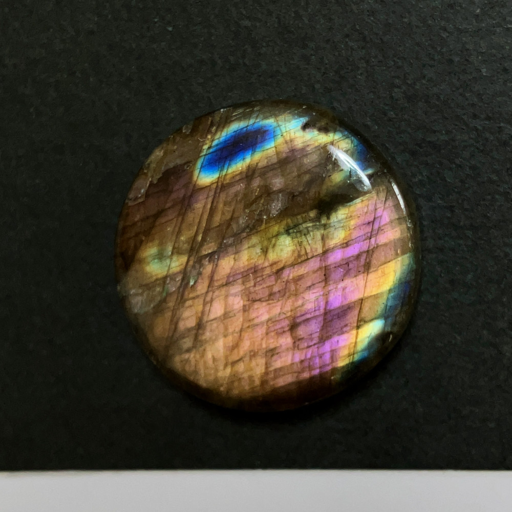 ラブラドライト[710] 25x25mm 39Cts ルース