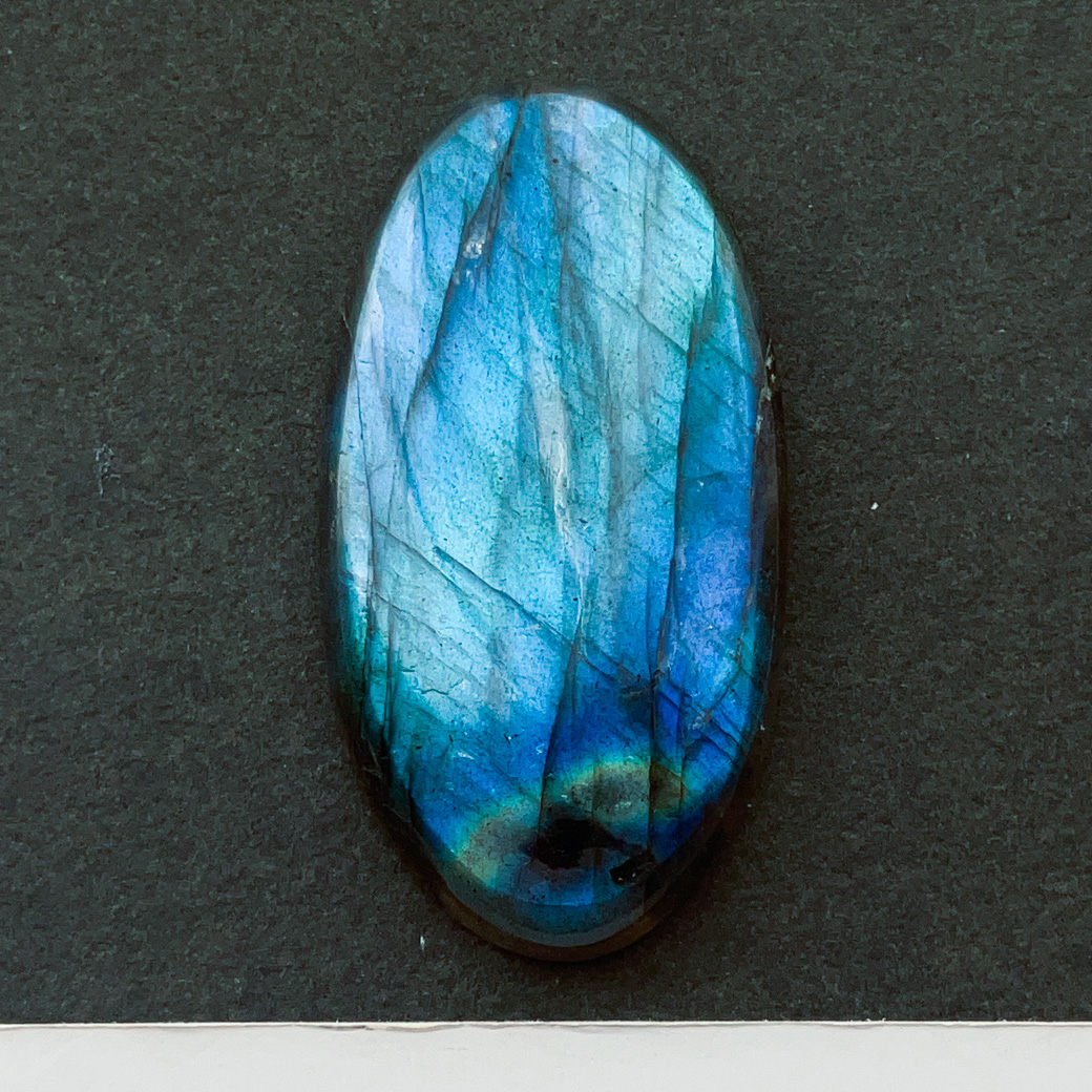ラブラドライト[766] 34x18mm 31Cts
