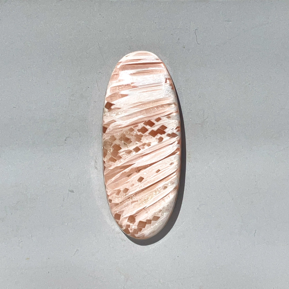 ピンクスコレサイト[137] 33x14mm 15Cts